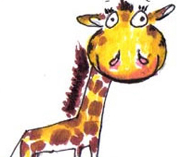 giraffe cartoon